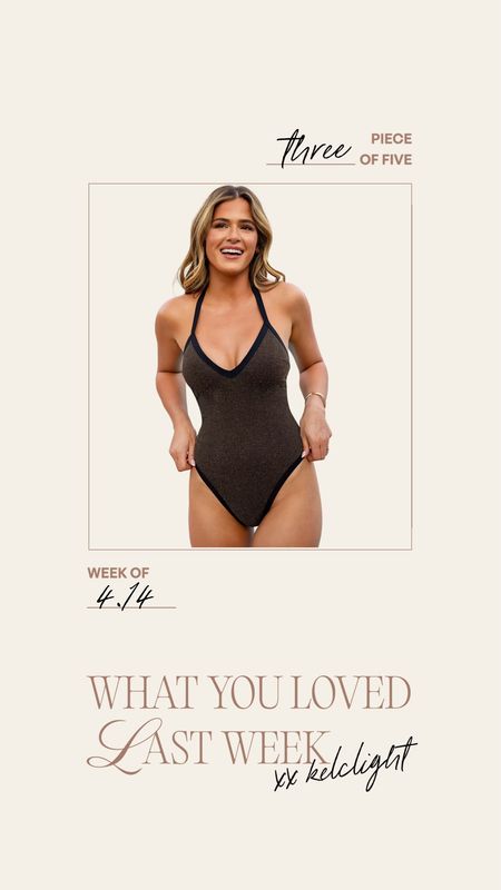 What you loved last week🤍 this one piece!!! I adore the color #swim #onepiece 

#LTKstyletip #LTKmidsize #LTKswim