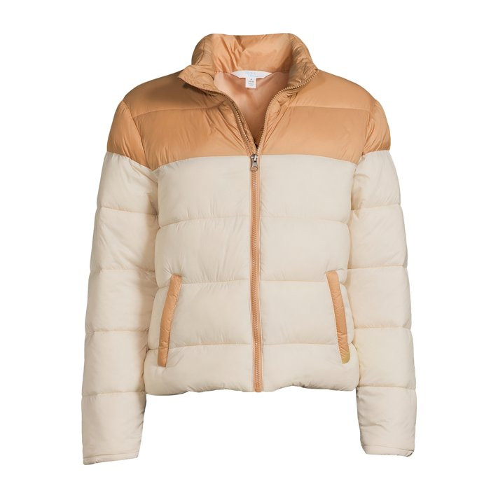 Time and Tru Women's and Plus Puffer Jacket - Walmart.com | Walmart (US)