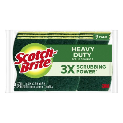 Scotch-Brite Heavy Duty Scrub Sponges - 9ct | Target