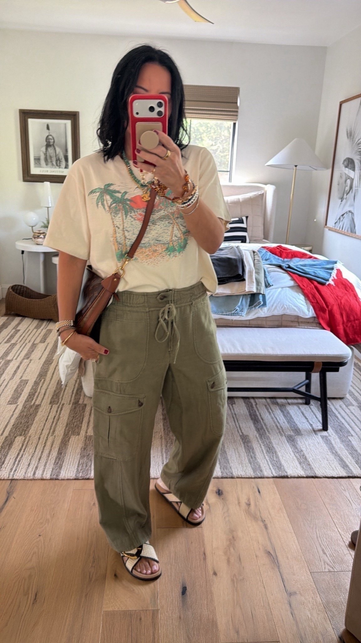 Top size medium, pants size large for a loose oversized fit, shoes fit tts.




#LTKgrwm #LTKOver40 #LTKMidsize