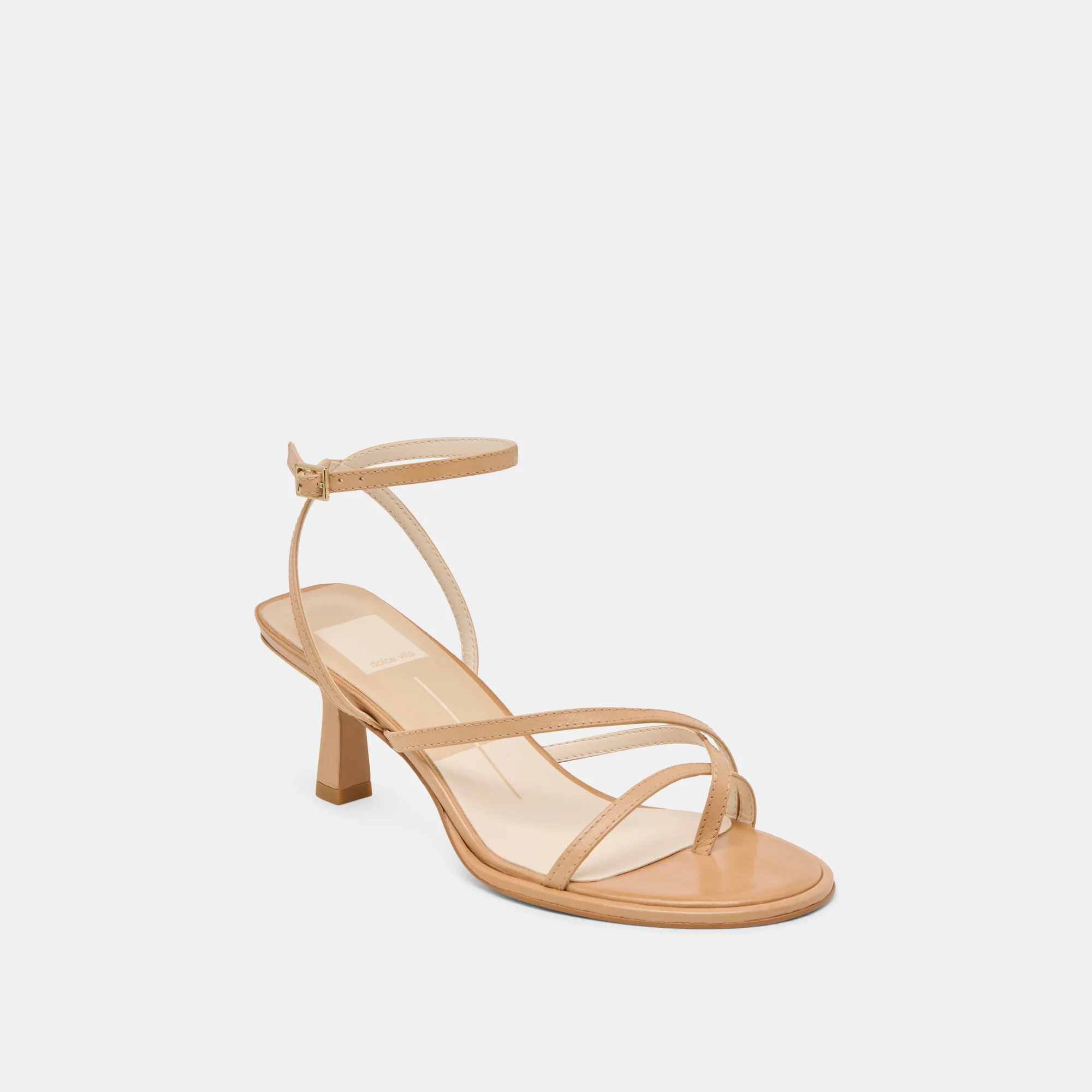 MORAH HEELS CAFE LEATHER | DolceVita.com