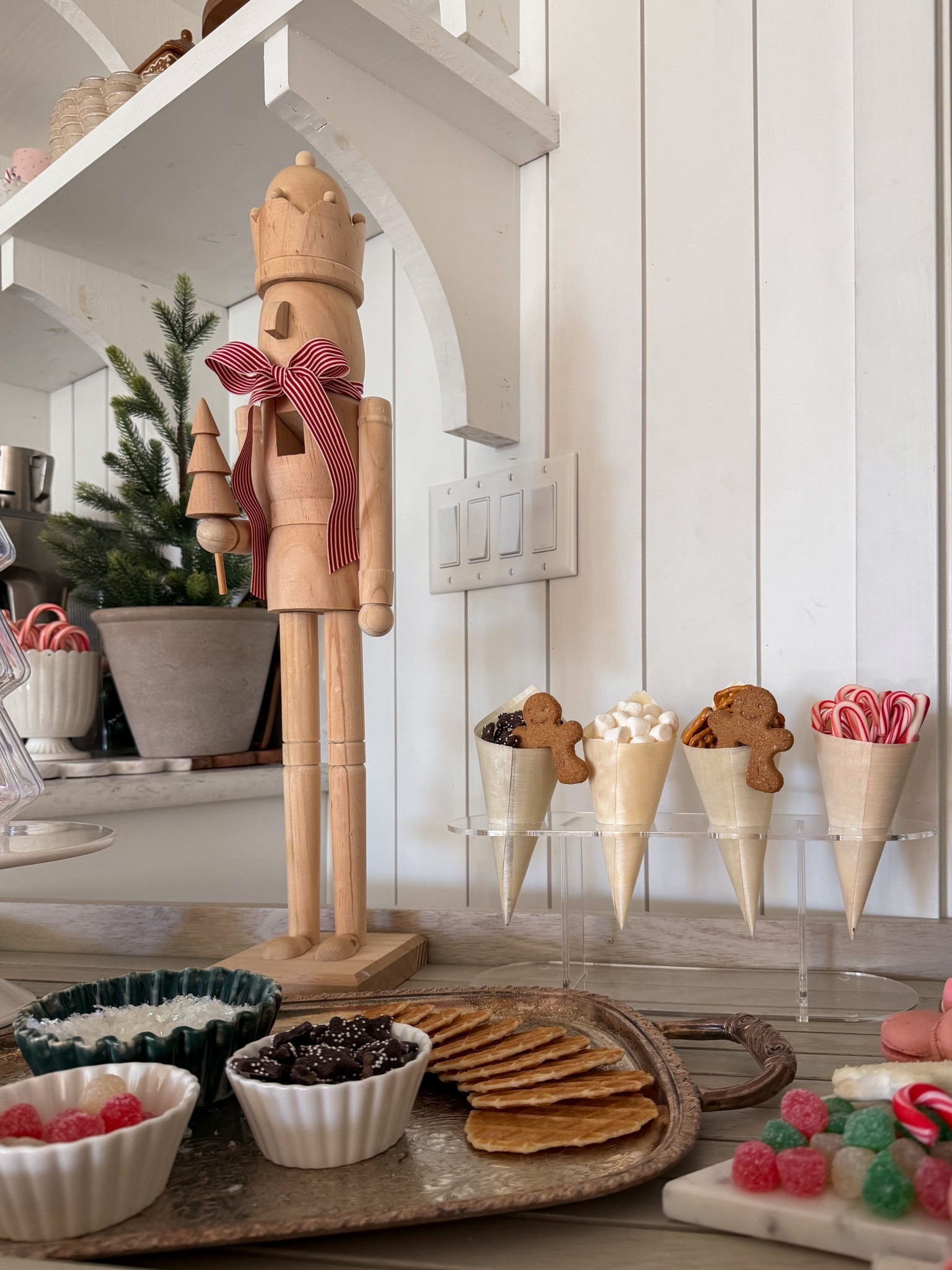 Christmas party …I love this acrylic stand for parties, holds cute charcuterie cones or icecream cones the summer. Gingerbread party 

#LTKHome #LTKSeasonal #LTKHoliday