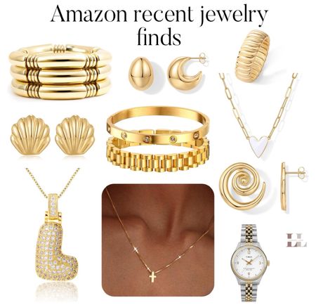 Amazon. Jewelry, gold, trending, gift guide, for her, 

#LTKGiftGuide #LTKstyletip #LTKfindsunder50