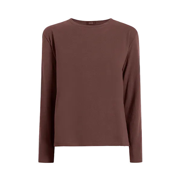 Long Sleeve Everyday T-Shirt | Coffee - nuuds | nuuds