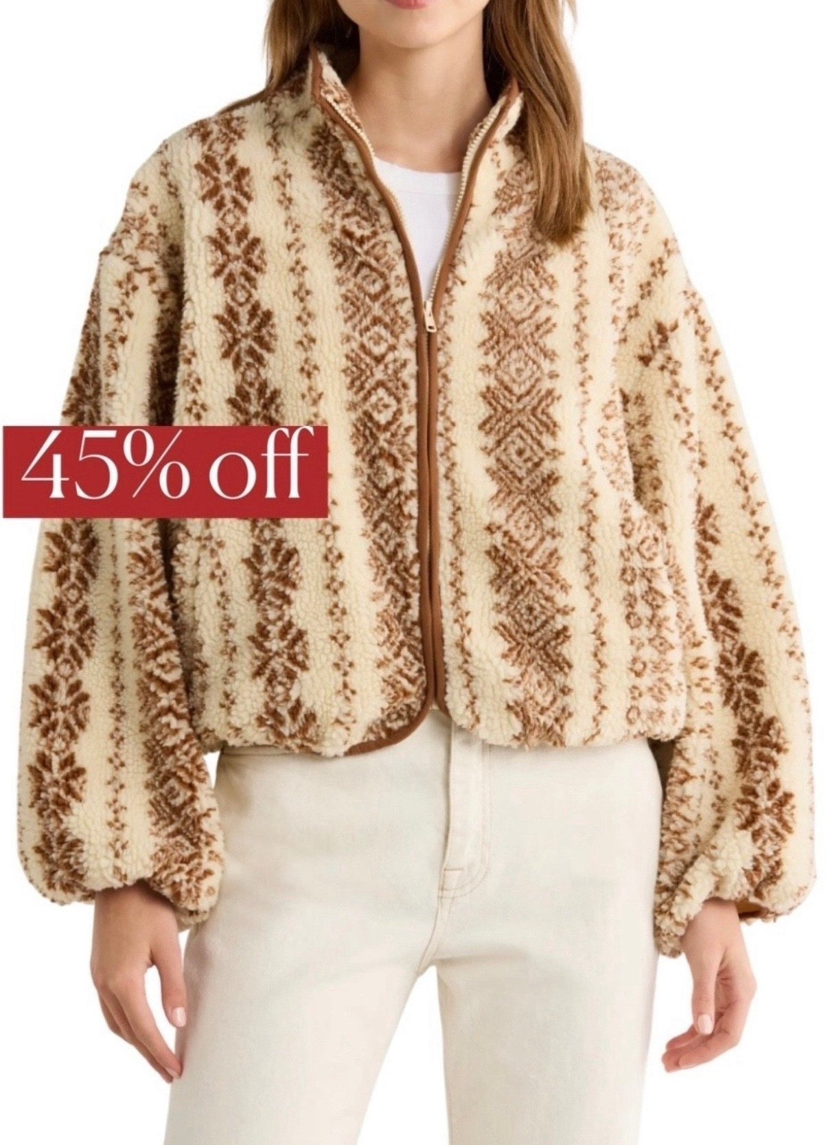 Fleece jacket on sale!
Jacket
Fleece 

#LTKFindsUnder100 #LTKSeasonal #LTKSaleAlert