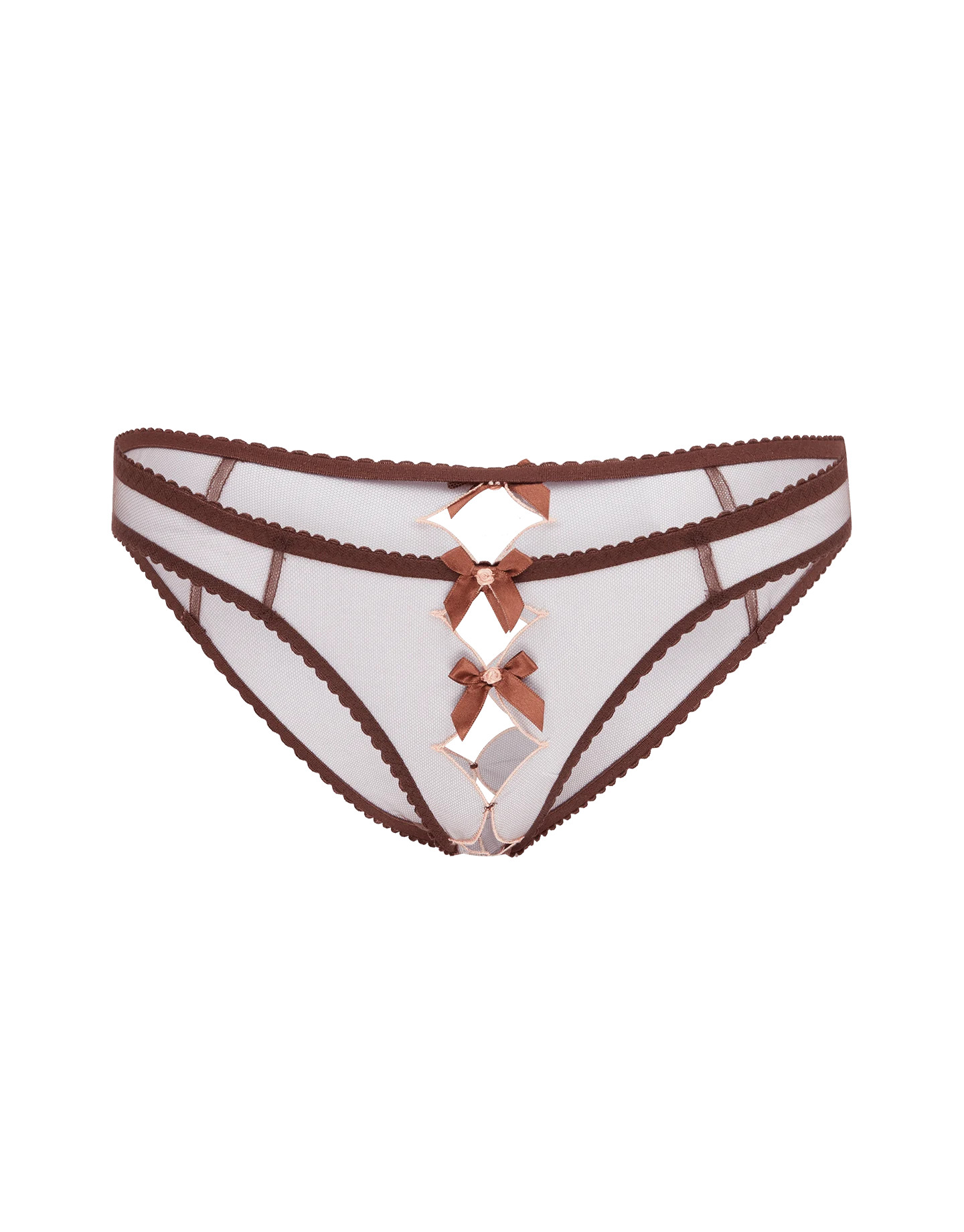 Lorna Ouvert in Chestnut | Agent Provocateur All Lingerie | Agent Provocateur (UK)