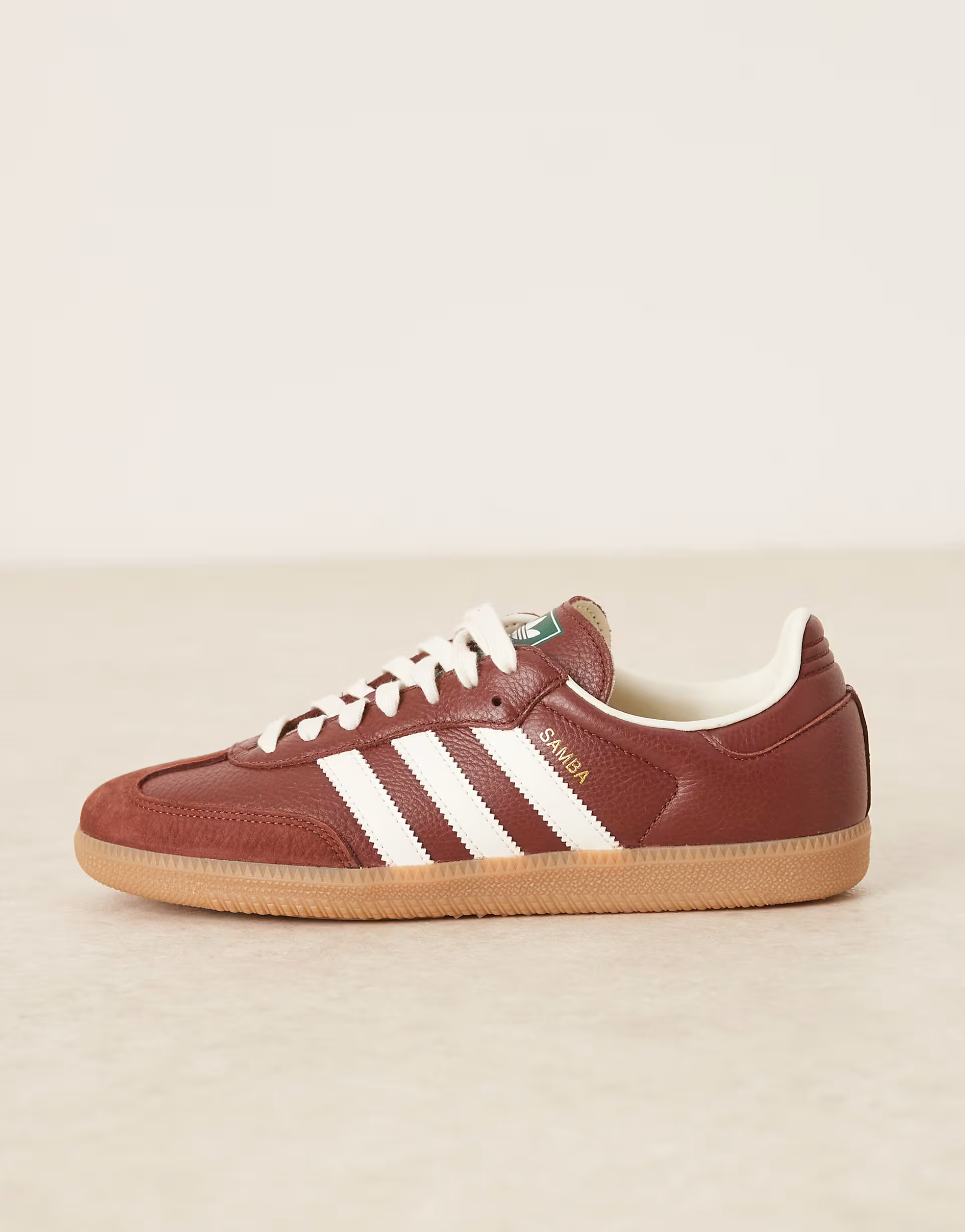 adidas Originals Samba OG sneakers in brown and white | ASOS (Global)