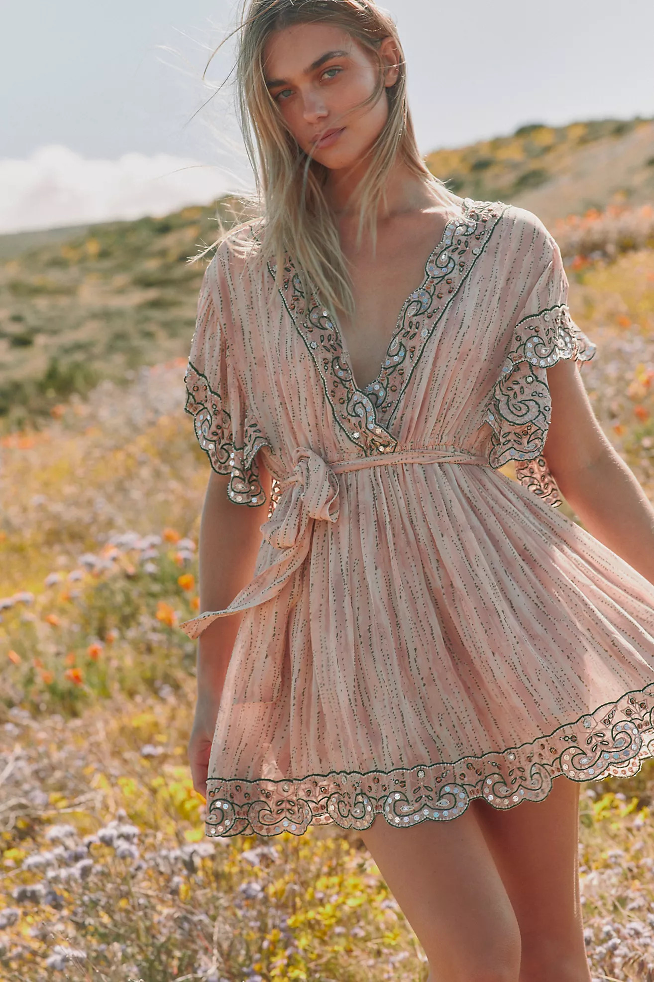 Ollari Mara Mini Dress | Free People (Global - UK&FR Excluded)