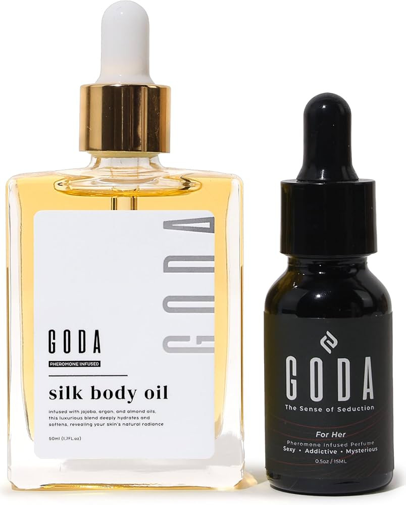 GODA Pheromones Perfume for Women + Silk Body Oil Bundle \u2013 Long-Lasting Floral Fragrance wit... | Amazon (US)