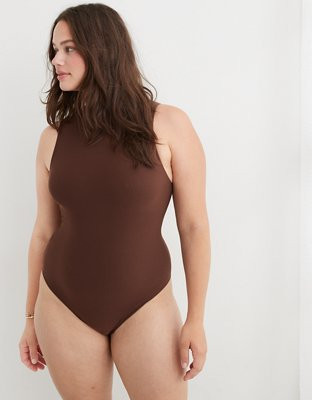 SMOOTHEZ Mock Neck Bodysuit | Aerie
