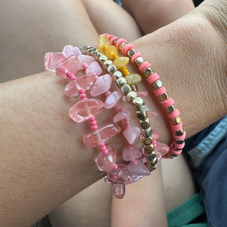 Gorgeous summery bracelet stack from target! #jewelry #bracelet #target #targetfinds 

#LTKFindsUnder50 #LTKStyleTip #LTKSaleAlert