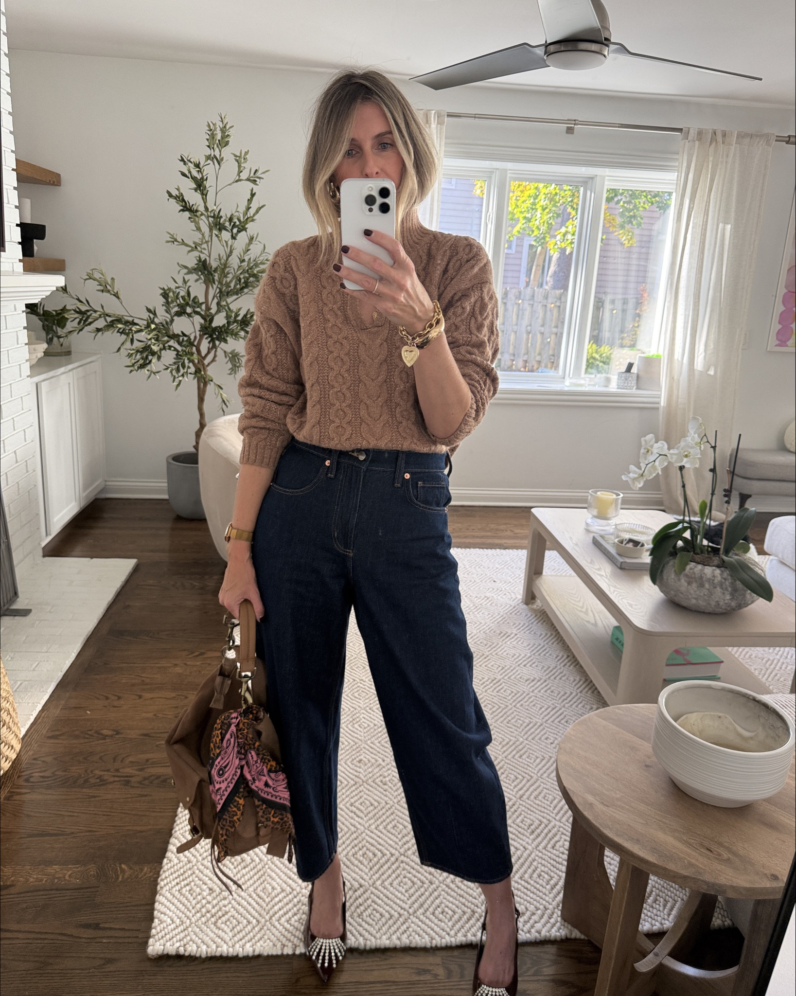 target coming through for us once again!! 🎯 

CABLE KNIT - medium
chunky. love the collar and the open neck. 👌 

GREY SWEATSHIRT - small
v neck front AND back which means even though it’s a sweatshirt you can dress it up! 

DARK WASH JEANS - size 4
the perfect amount of barrel. love ‘em!! 

#LTKSeasonal #LTKmomlife #LTKFindsUnder50