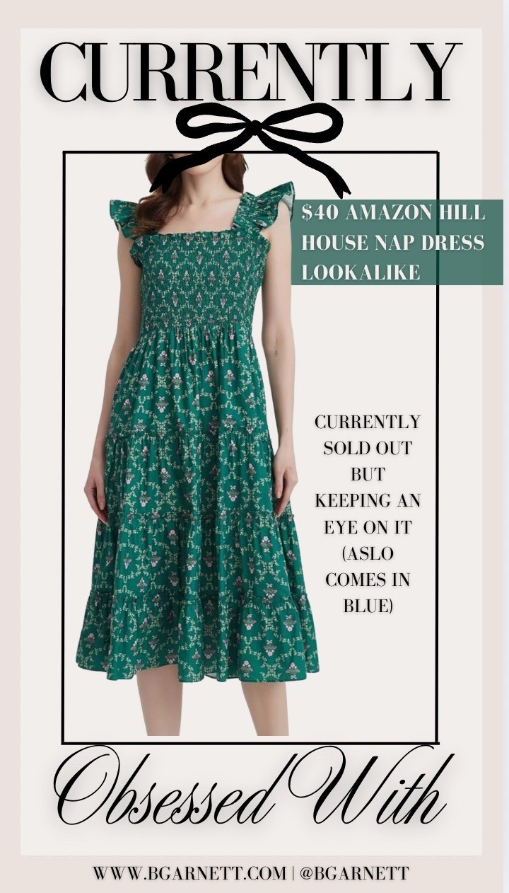 Maybe the best lookalike (down to a previous pattern) Hill House Nap Dress that I have ever seen. It’s currently sold out in the green color but I’m watching it and you better believe I will be snapping it up as soon as possible. It also comes in blue 

Nap dress | hill house | amazon dress 

#LTKFindsUnder50 #LTKSeasonal #LTKStyleTip
