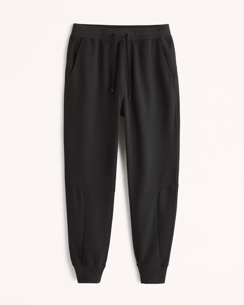Men's Stretch Knit Joggers | Men's Bottoms | Abercrombie.com | Abercrombie & Fitch (US)