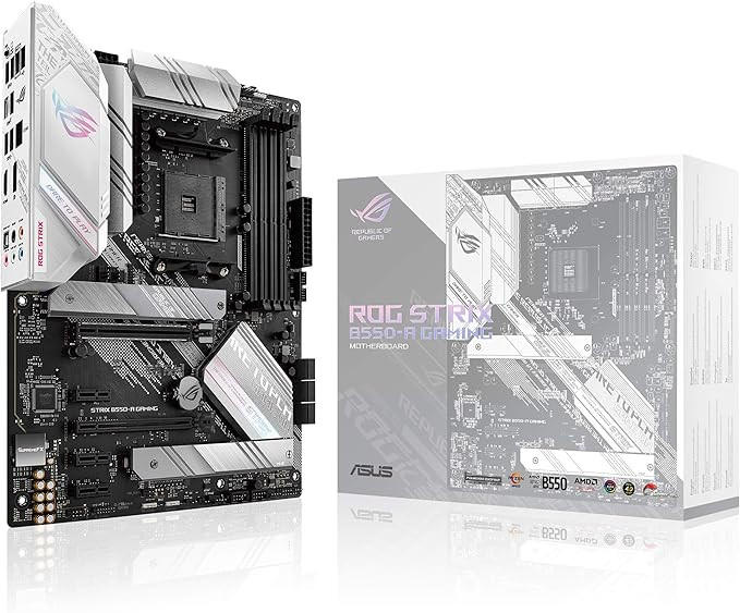 ASUS ROG Strix B550-A Gaming Desktop Motherboard - AMD B550 Chipset - Socket AM4 - ATX - 128 GB D... | Amazon (US)