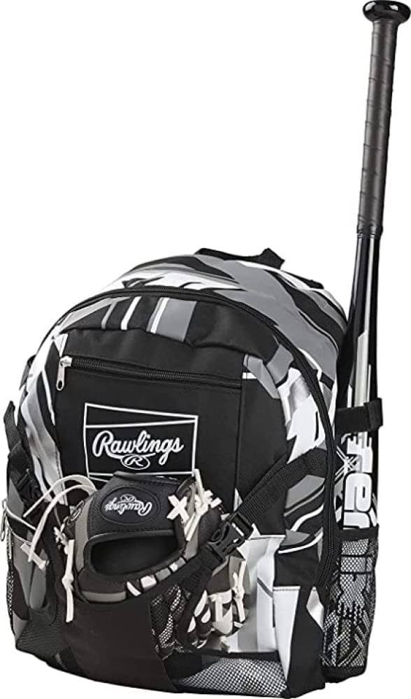 Rawlings AMARTBBK-B Remix Youth Tball Backpack, Black, Large | Amazon (US)