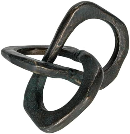 Bloomingville Antique Metal Knot Figurine, Black | Amazon (US)