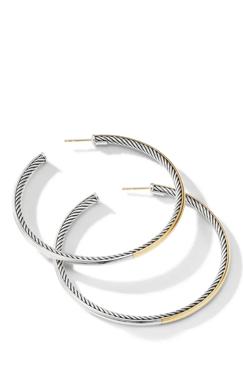 David Yurman Large Hoop Earrings | Nordstrom | Nordstrom