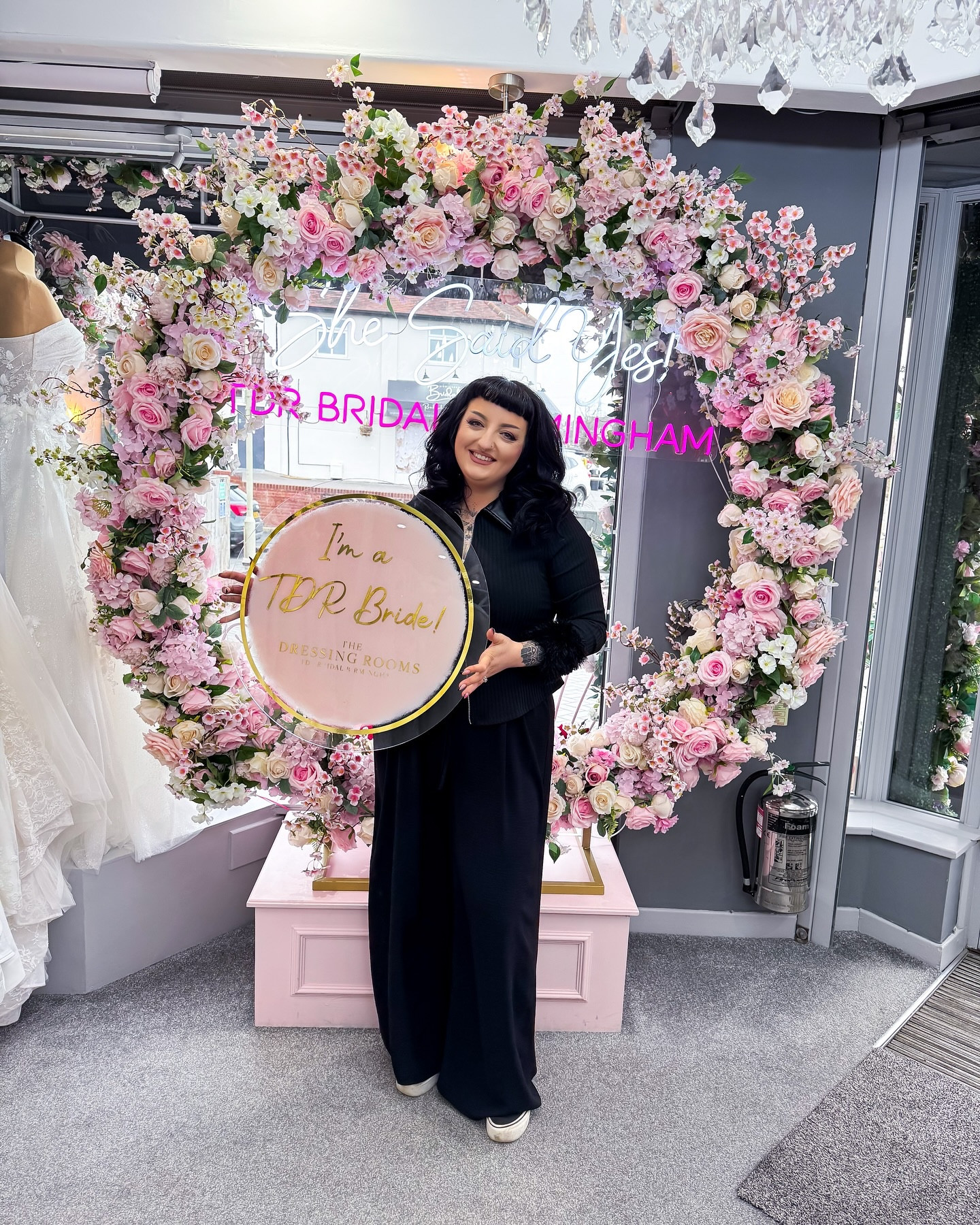 3 days, 7 shops and I finally said yes to the dress at @tdrbridalbirmingham. I cannot thank them enough for all the help and support during my appointment. They had so many dresses to choose from but made it so easy to say yes to my perfect dress. And I now officially feel like a bride! Also a massive thank you to my mom who has always been my biggest supporter 🖤✨👰🏻‍♀️ .
.
.
.
.
#weddingdressshopping #weddingdressinspo #sayyestothedress #weddingdresses #weddingplanning #bridetobe #weddinginspo #weddingdress #bridalshop #weddinginspiration #bridalboutique #2026bride #alternativebride #altwedding