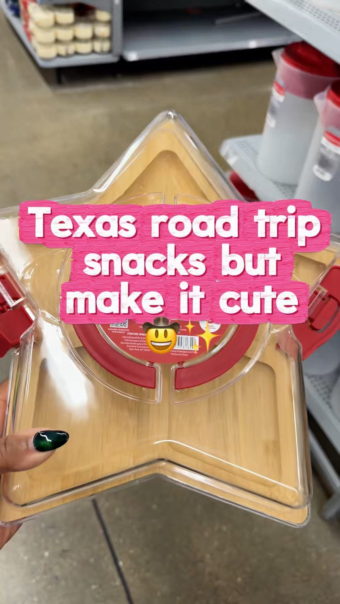 Texans… tell me why I found the CUTEST travel charcuterie boards and they’re all Texas themed 🤠😂🍓

Perfect for summer road trips, BBQs, picnics, pool days, girls trips, or making your snacks look way more organized than they need to be 😌

The lids make these perfect for grabbing and going, and the Texas shape? Yeah… immediate add to cart because we’re dramatic about our state and I support it 🤣

Such a cute summer hosting + travel find.

Tap through my LTK to shop because you already know cute seasonal Walmart finds disappear FAST 💨

#LTKSeasonal #LTKHome #LTKTravel