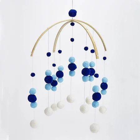 Baby Rattles Mobile Wooden Beads Wind Chimes Bell Baby Toys for Kids Room Bed Hanging Tent Decor Pho | Walmart (US)