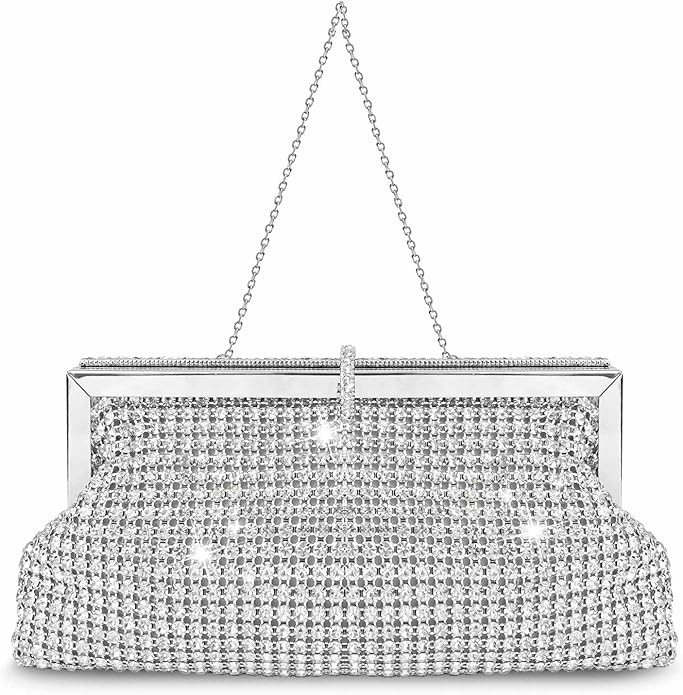 topfive Women's Rhinestone Clutch Crystal Purse Sparkling Evening Clutch Glitter Bridal Formal Ba... | Amazon (US)