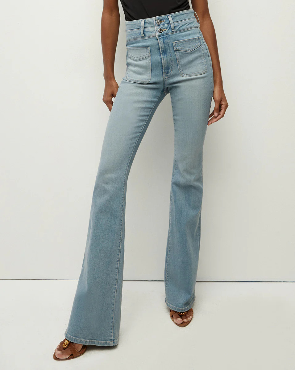 Beverly Skinny-Flare Jean | Curved Back Yoke | Veronica Beard