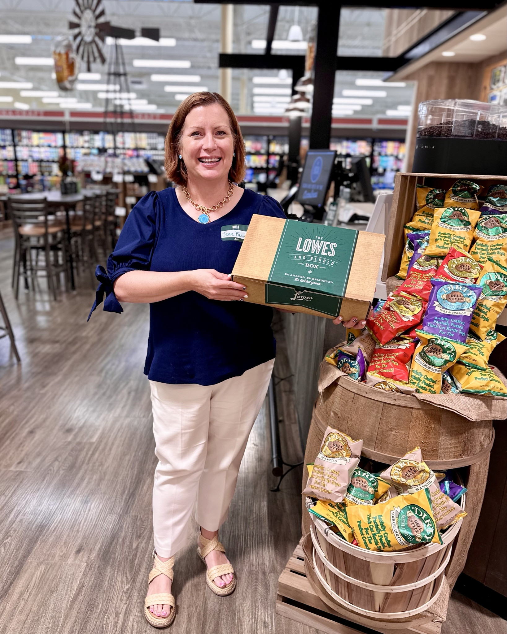 I had so much fun going to a grand opening event at a local Lowes grocery store! You know you’re old when you get excited about a new grocery store, but I was so impressed!!!! 

#LTKMidsize #LTKFamily #LTKOver40