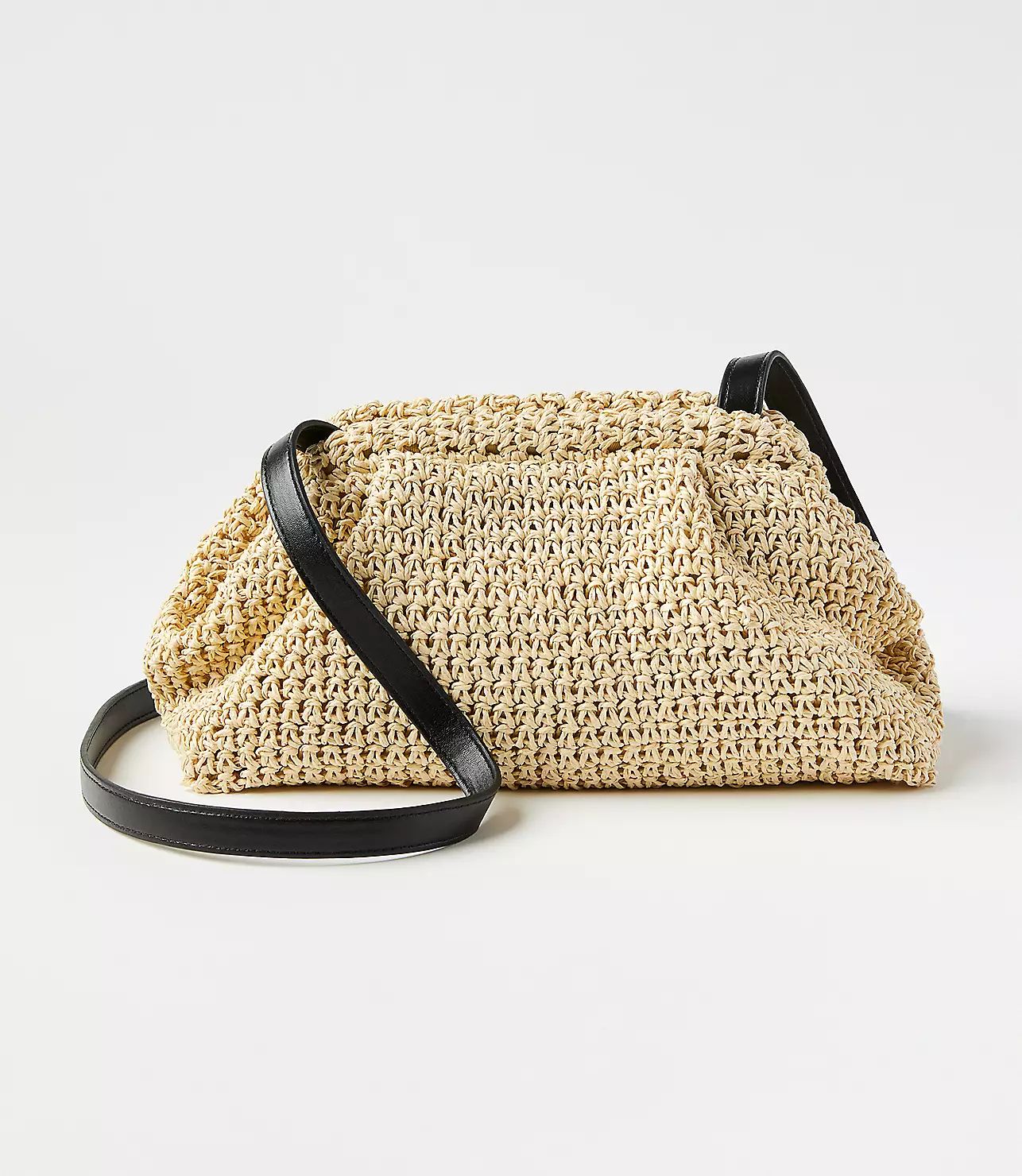 Ruffle Straw Bag | LOFT