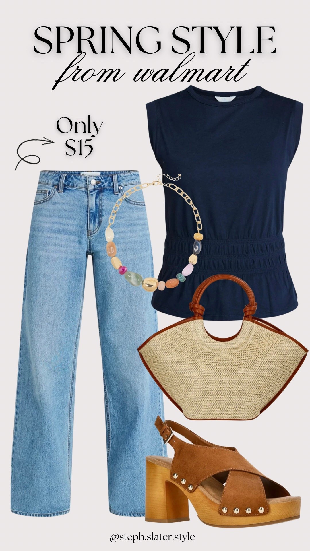 Casual spring style from Walmart  

#LTKootd #LTKOver40 #LTKSeasonal