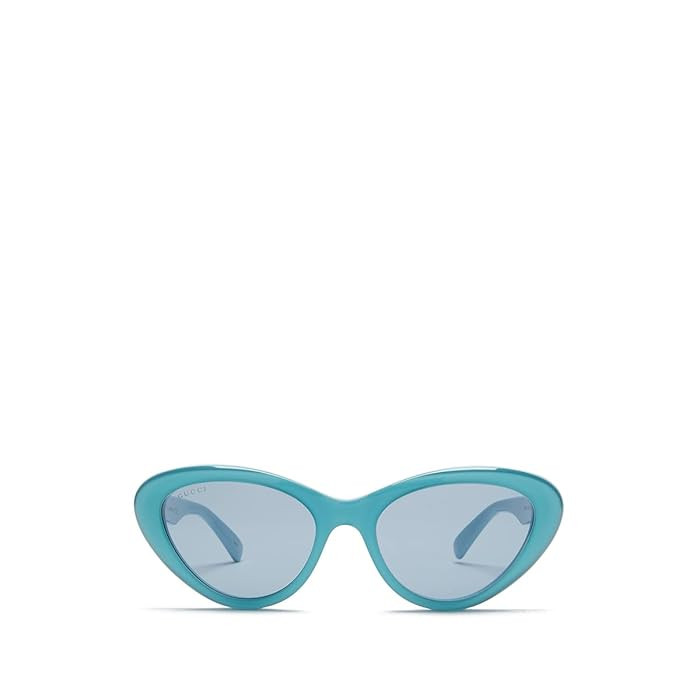 Gucci Women's GG1170S (Light/Blue/Blue/Blue) | Zappos