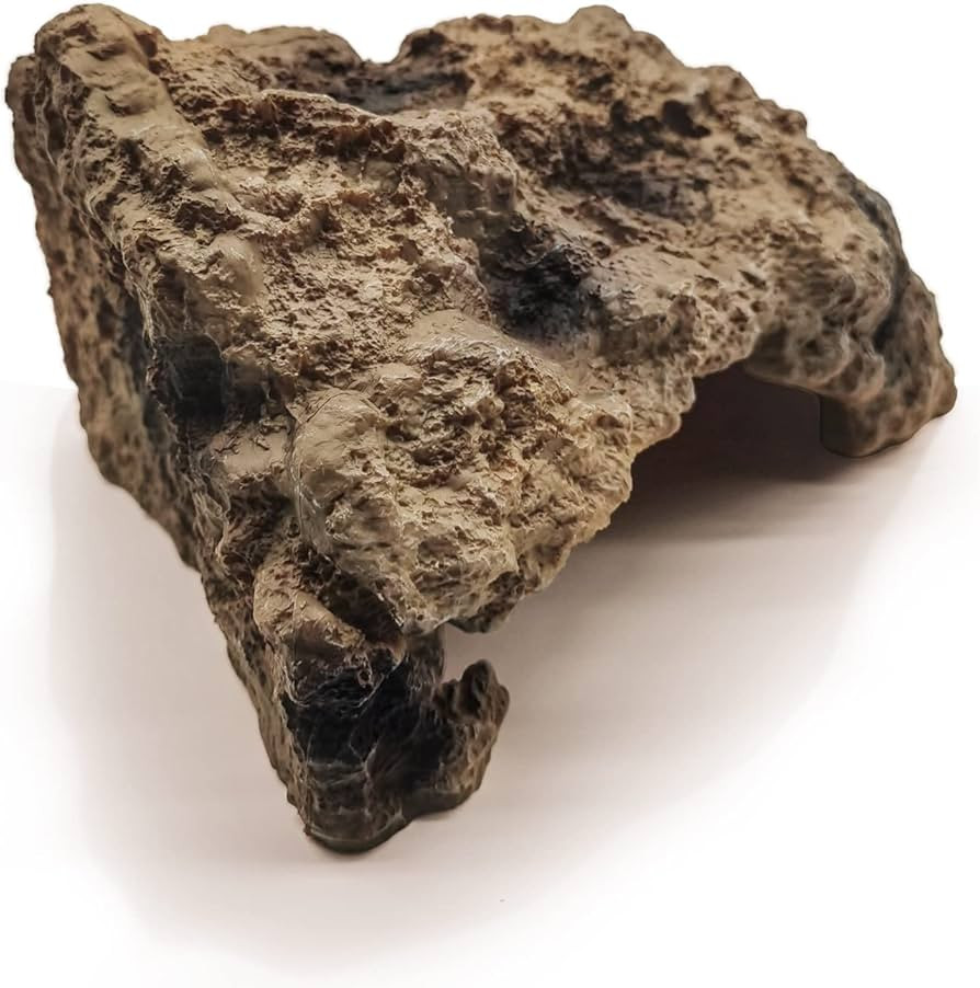Reptile Simulation Rock Cave Hideouts Terrarium Habitat Décor Bearded Dragon Hideout for Turtles... | Amazon (US)