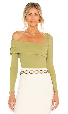 Lovers and Friends Florence Bodysuit in Moss Green from Revolve.com | Revolve Clothing (Global)
