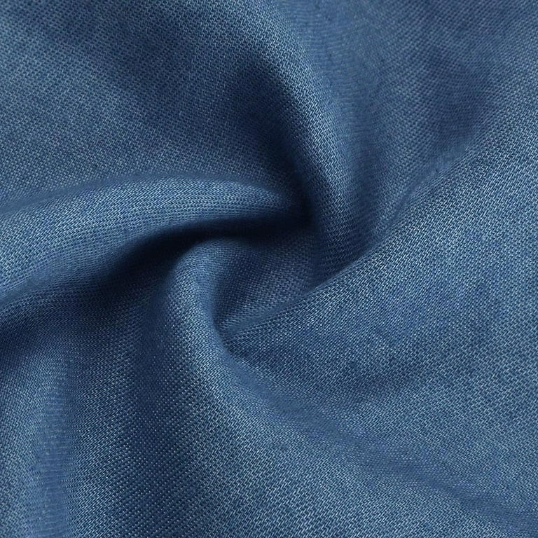 RYDCOT2.4 stars out of 17 reviews(2.4)|17 RYDCOT Women Short Sleeve Solid Denim Dress Turn Down C... | Walmart (US)