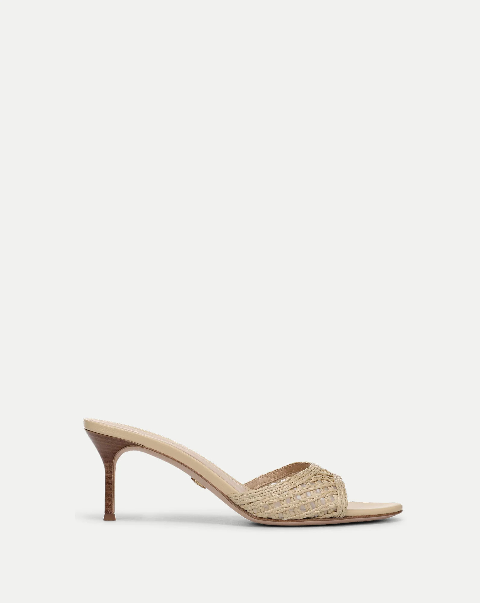 Tia Raffia Sandal in Tan Natural | Veronica Beard | Veronica Beard