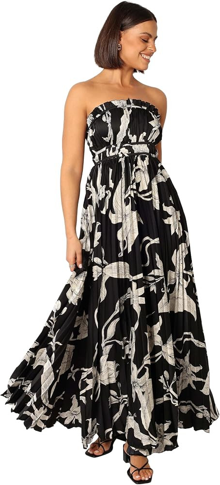 Petal & Pup Women's Angelique Strapless Maxi Dress | Amazon (US)