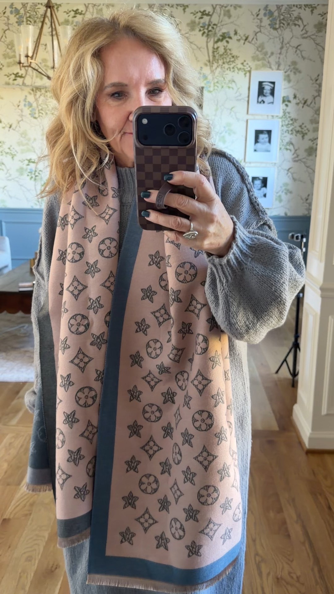 It’s a lot of dress. I get it, but the scarf makes it! And the dress is warm and very comfortable. I’m wearing a small in the dress.
My leather boots are stunning, leather lined incredible quality.

Amazon find cold weather outfit sweater dress, designer inspired scarf

#LTKFindsUnder50 #LTKSeasonal #LTKOver40