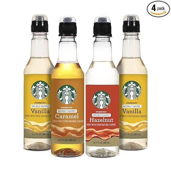 Starbucks Variety Syrup 4pk, Variety Pack | Amazon (US)