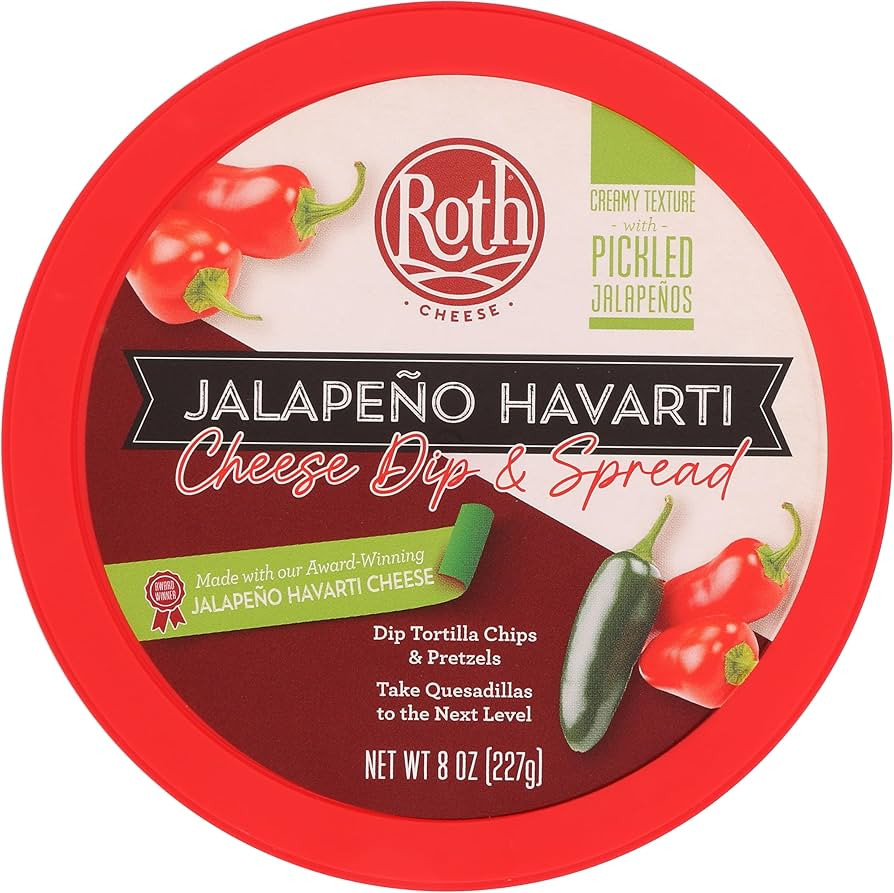 Roth Jalapeno Havarti Cheese Dip & Spread, 8 Oz | Amazon (US)
