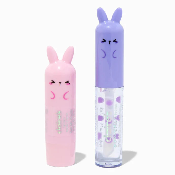 Chibi Bunny Lip Gloss Set - 2 Pack | Claire's (UK)