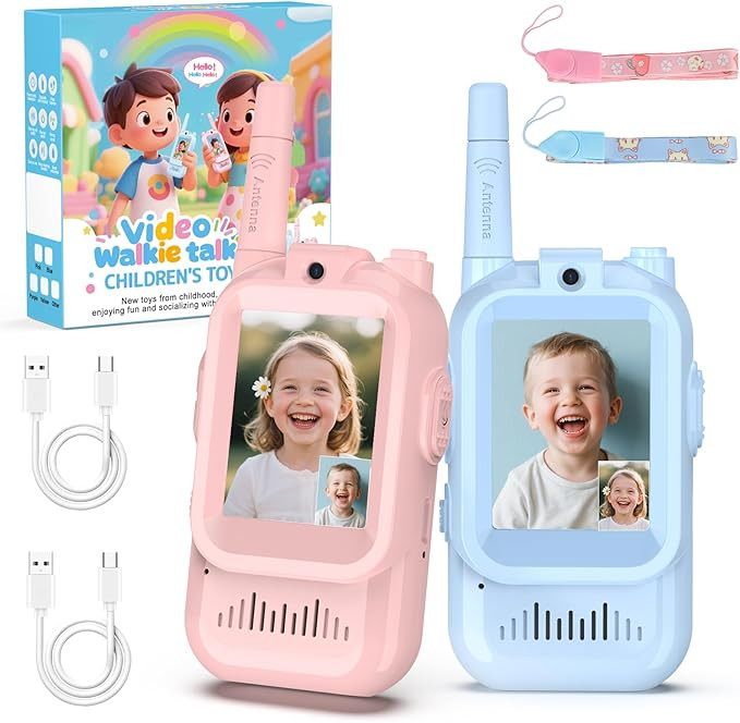 BlueFire Kids Walkie Talkies with Video – Screen Display Toy Radios with Voice Effects, One-on-... | Amazon (US)