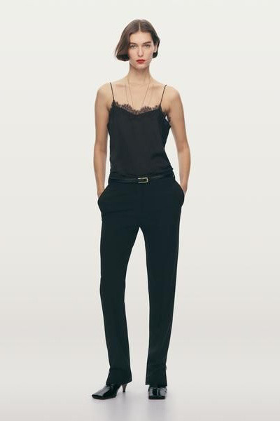 Glossy Leather Ankle Boots | Arket UK