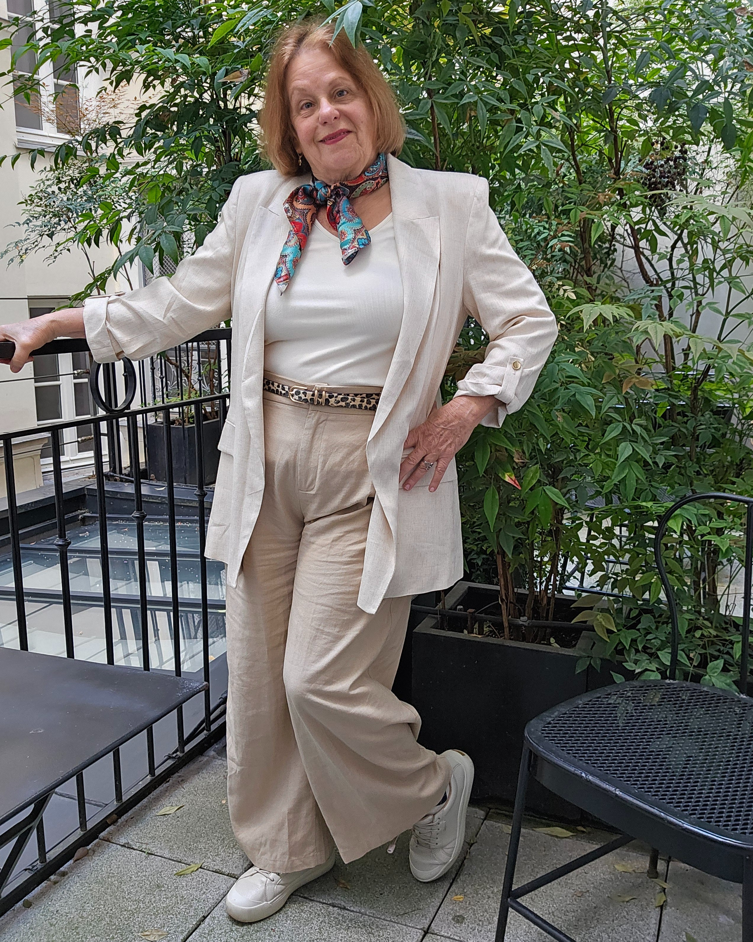 On today's agenda, I'm visiting Palais Garnier opera house in Paris, and then the Latin Quarter. Blazer by Zara, white v neck long sleeved tee Old Navy, scarf, belt, and pants Amazon! Seize the day in spring!

#LTKTravel #LTKPetite #LTKOver40