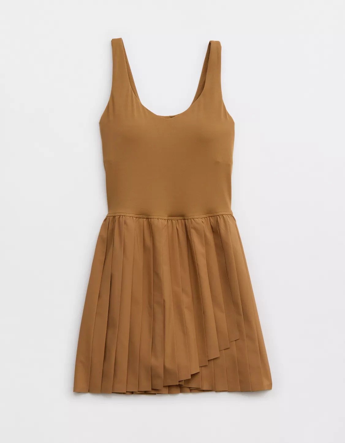 OFFLINE By Aerie Tiebreaker Pleated Dress | Aerie