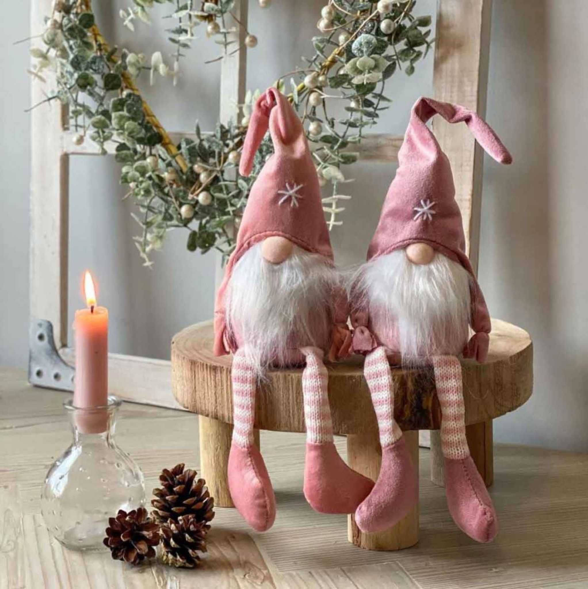 Pink Christmas elf’s decoration 

#LTKHoliday #LTKSeasonal #LTKhome