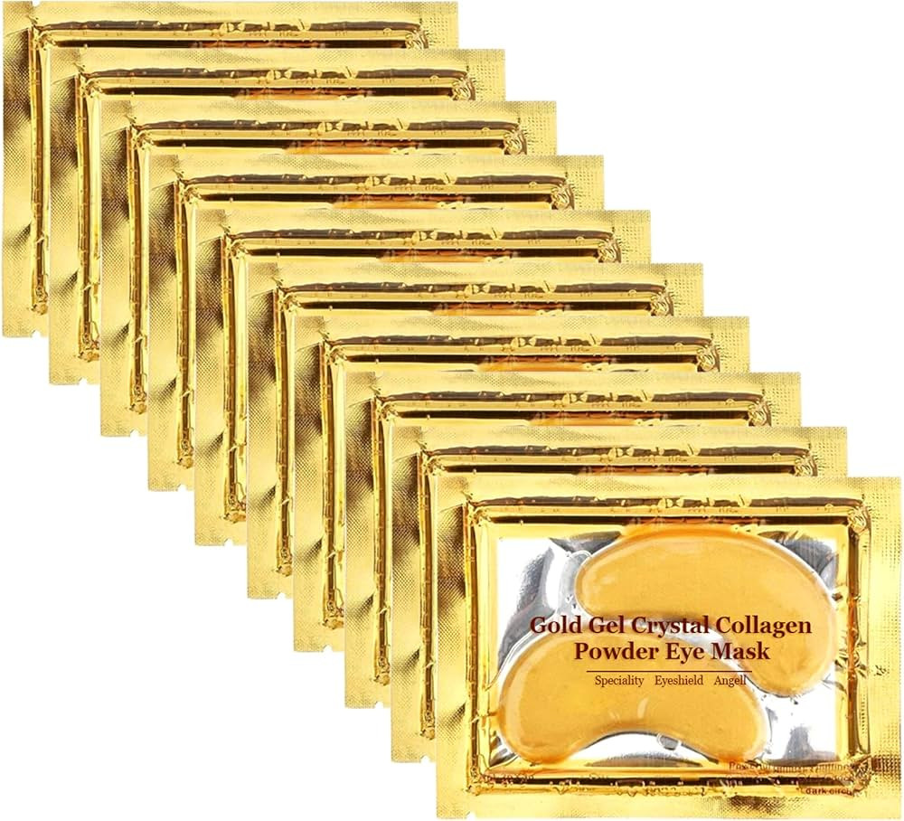 Adofect 31 Pairs Under Eye Patches -Reduce Eye Bags -24K Gold Eye Mask Collagen Under Eye Gel Pad... | Amazon (US)
