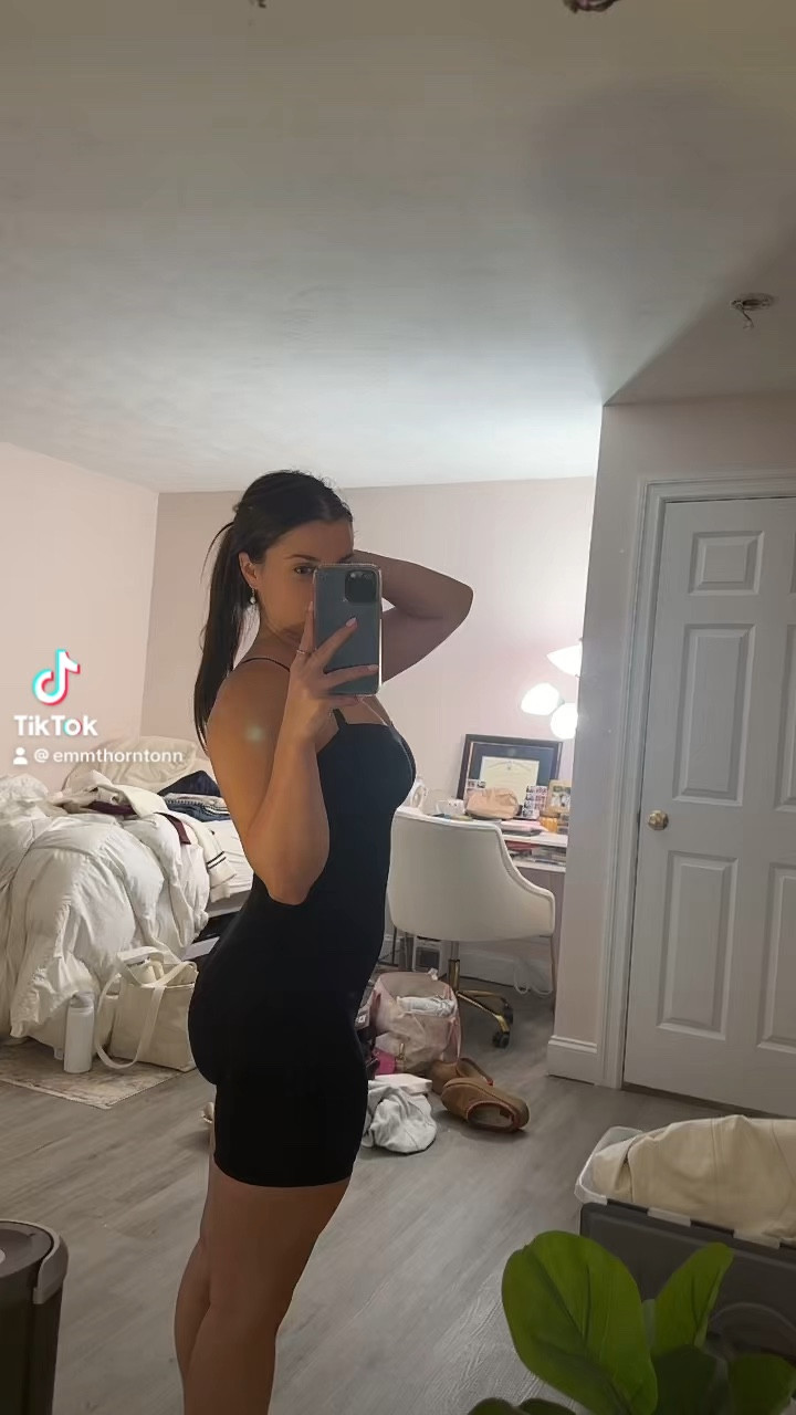 Waist and tummy control bodysuit! Perfect to wear under jeans, sweatpants, leggings, dresses, you name it! Wearing a size S! 

#LTKGiftGuide #LTKBeauty #LTKVideo