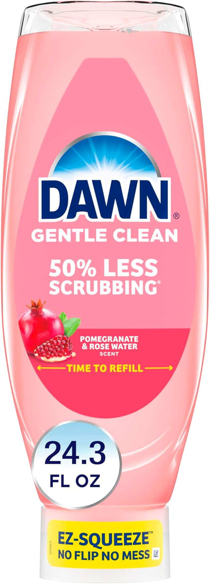 Dawn Gentle Clean EZ-Squeeze Dishwashing Liquid Dish Soap, Pomegranate and Rose Water Scent 24.3 ... | Amazon (US)