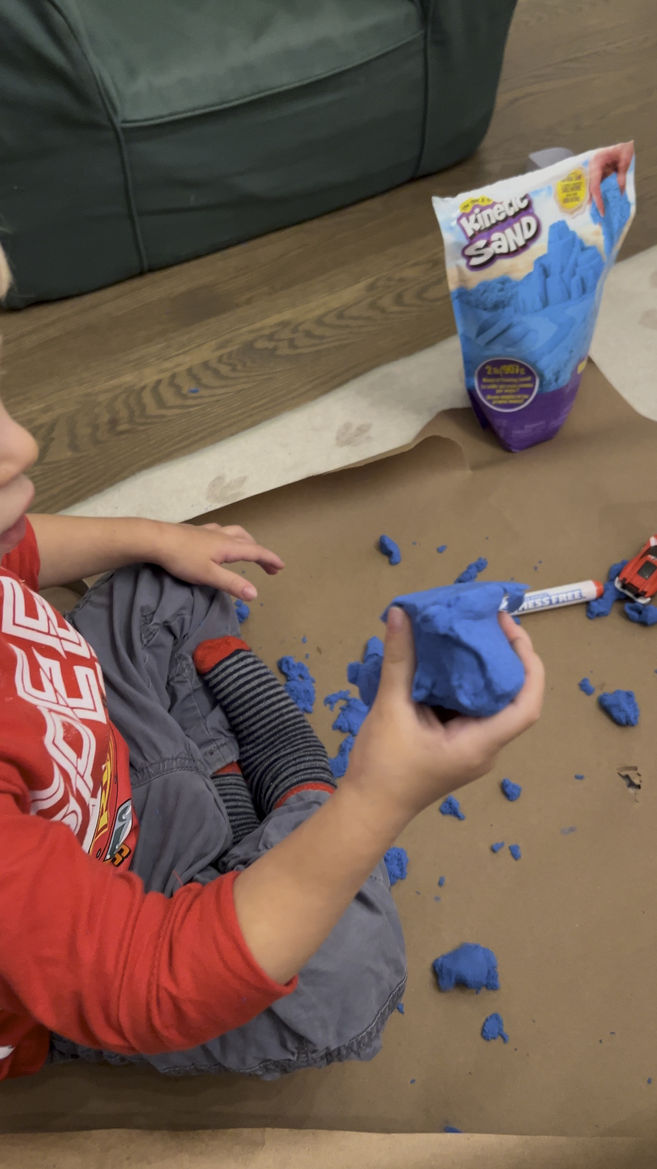 Kinetic sand is a great way to keep a toddler busy! It strengthen their fine motor skills and we build/bury toys in the sand. It would make a relatively cheap toddler gift! 
Toddler toy, kids toys, gift guide, kids gift, toddler gift, Santa gift 

#LTKHoliday #LTKGiftGuide #LTKWatchNow