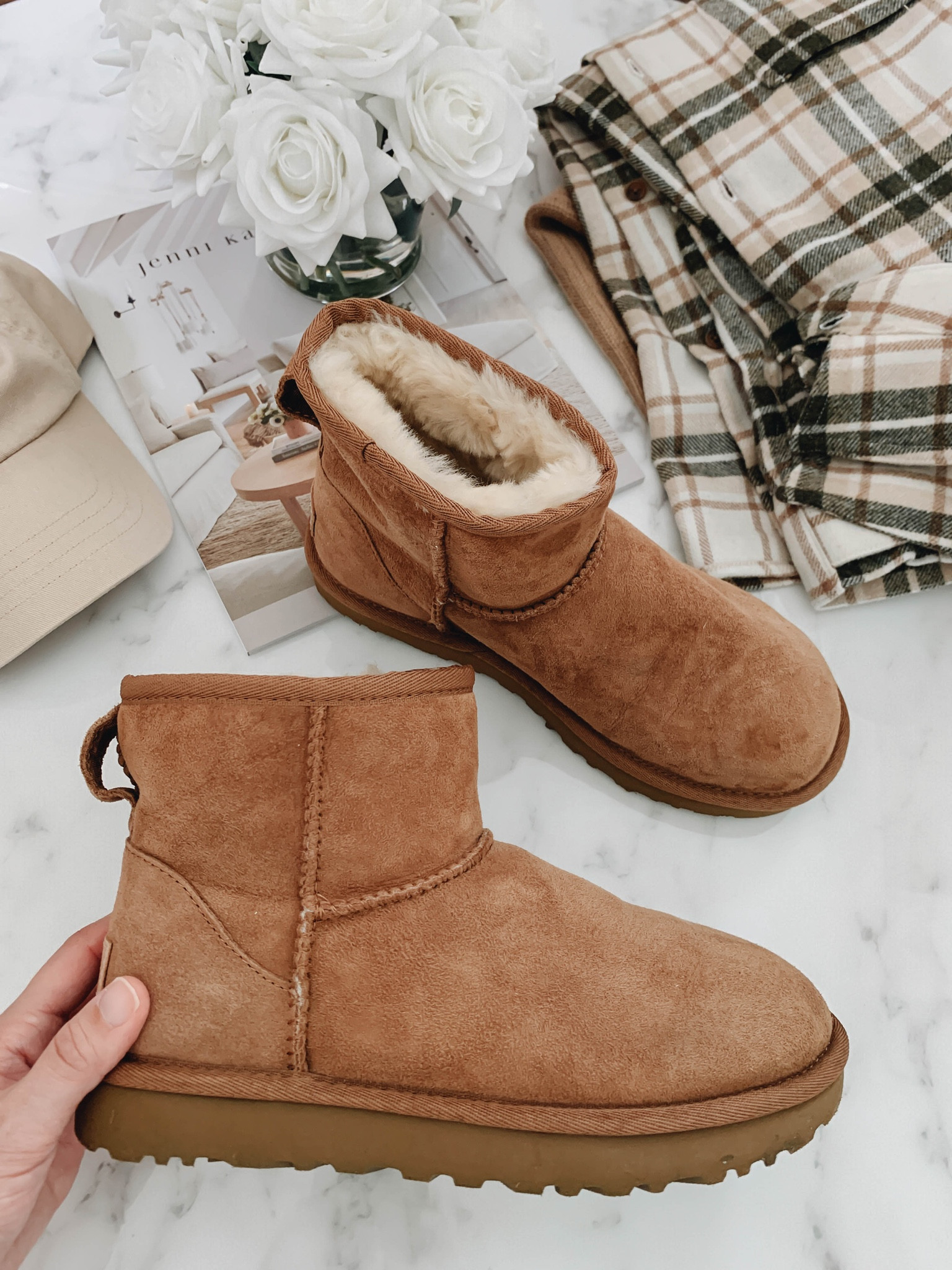 Ugg mini boots. Great for cold weather. Easy to throw on for errands or walks. TTS. 


#LTKshoecrush